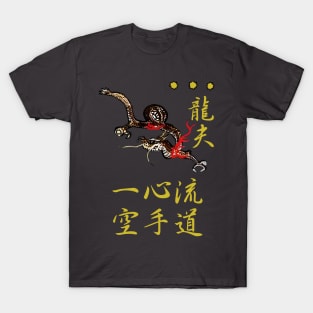 Isshinryu Seiryu Dragon with Kanji T-Shirt